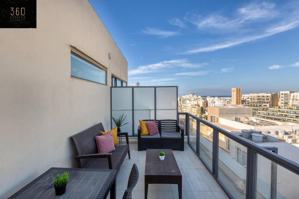 Apartment 1br Penthouse With Prvt Balcony In St Julians By 360 Estates San Ġiljan