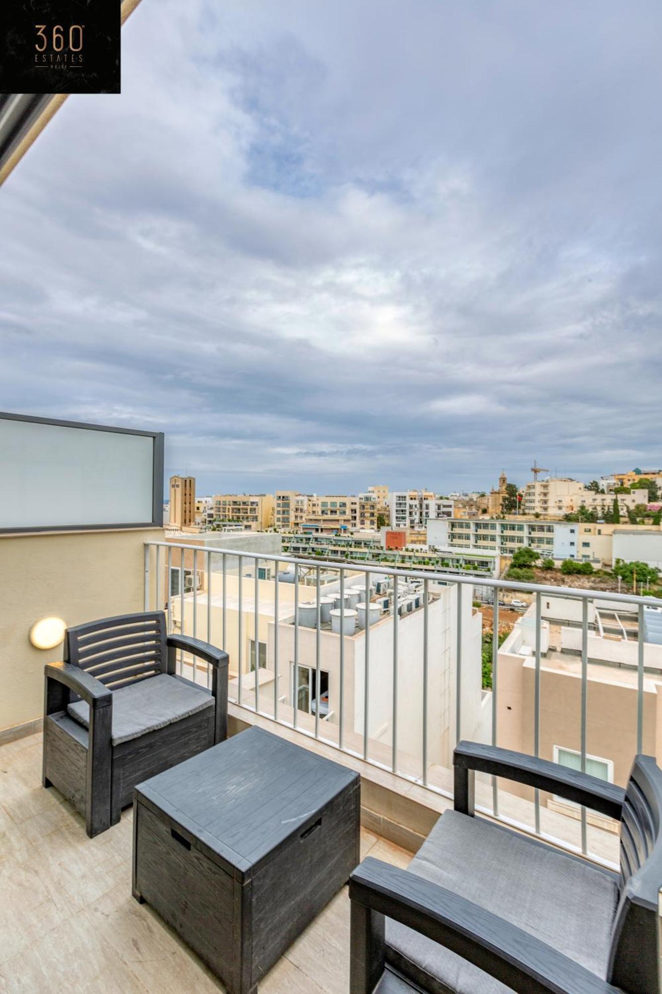 1br Penthouse With Prvt Balcony In St Julians By 360 Estates