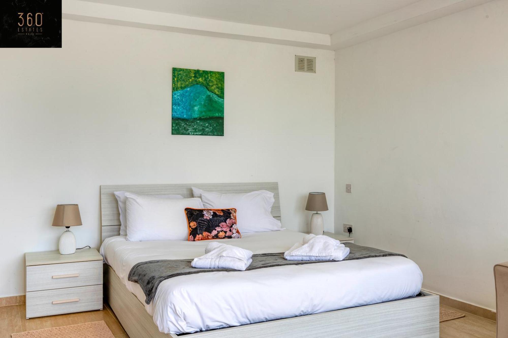 1br Penthouse With Prvt Balcony In St Julians By 360 Estates Apartment *